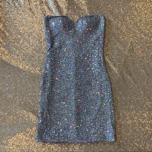 Frederick’s Of Hollywood Sweetheart Sequin Dress